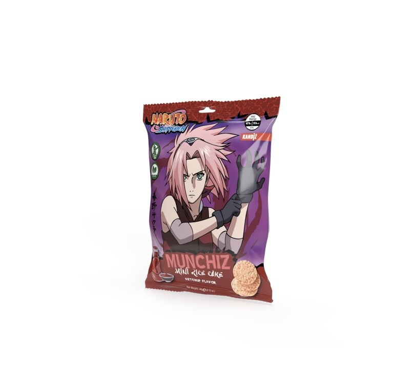 Munchiz Naruto Mini Rice Cake Ketchup 60g (MHD 30.05.25)