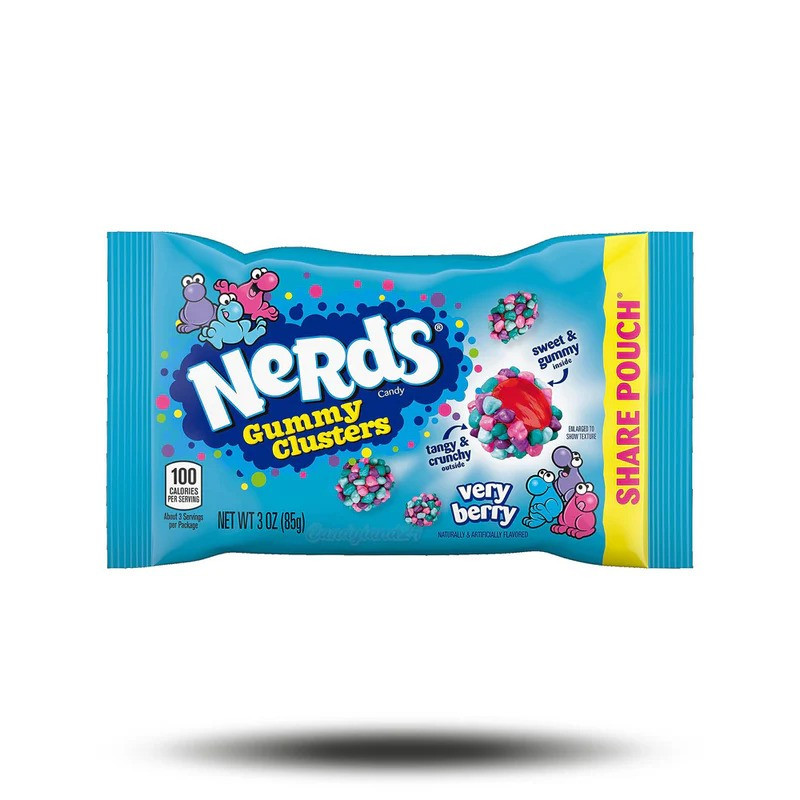 Nerds Gummy Cluster Very Berry 85g