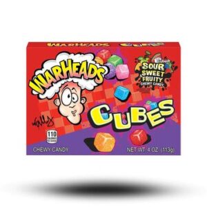 Warheads Chewy Cubes 113g (MHD 30.09.25)