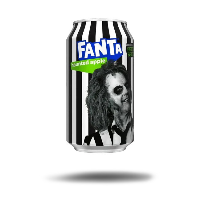 Fanta haunted apple BEETLEJUICE 355ml (MHD 12.12.25)