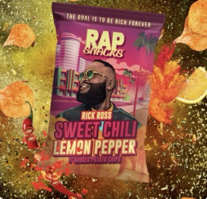 Rap Snacks Rick Ross Sweet Chilli Lemon Pepper Chips 71g – Bild 2