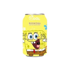 QDOL SPONGEBOB LIME SPARKLING DRINK 330ml