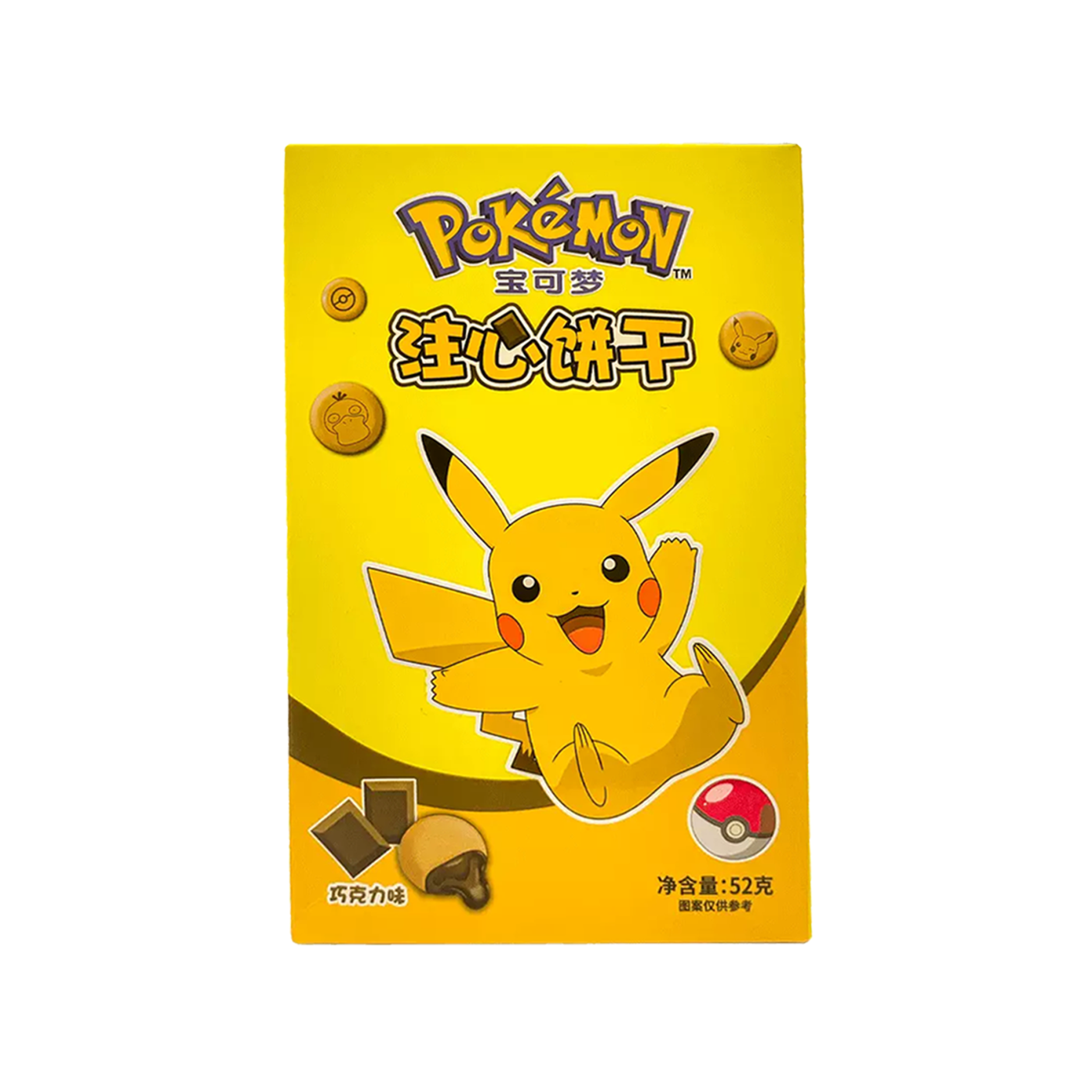 POKEMON COOKIES CHOCOLATE FLAVOR 52g
