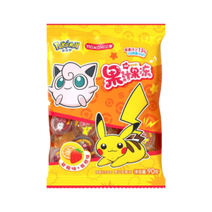 POKEMON JUICE JELLY STRAWBERRY AND ORANGE FLAVOR 90g