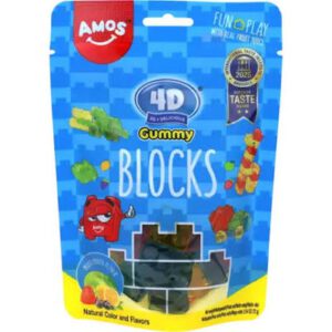 Amos 4D Gummy Blocks 72g