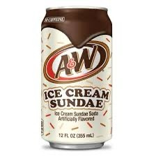 A&W Ice Cream Sundae Soda 355ml