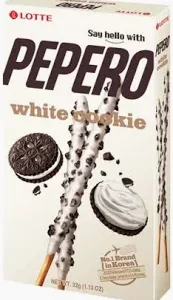 Lotte Pepero White Cookies Sticks 37g